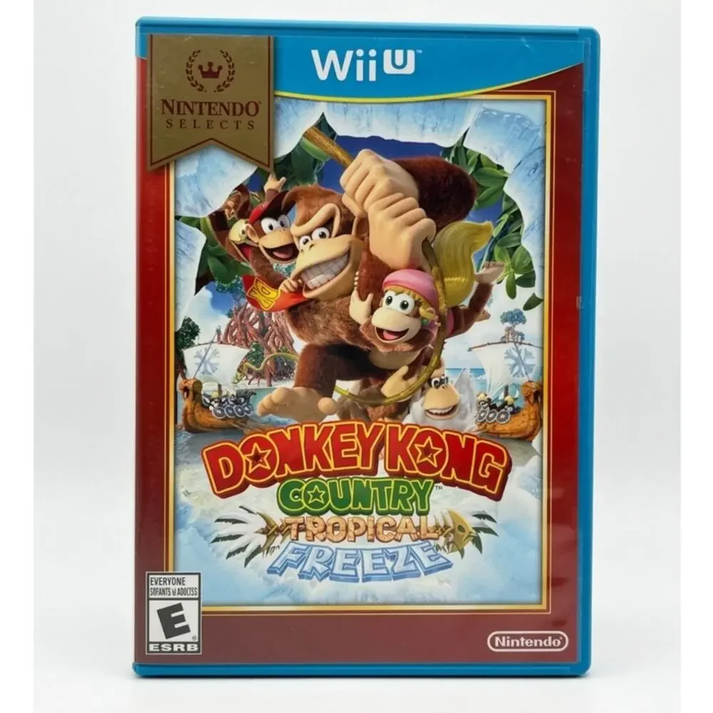 Donkey Kong Country Tropical Freeze Wii U 2014 Factory Sealed